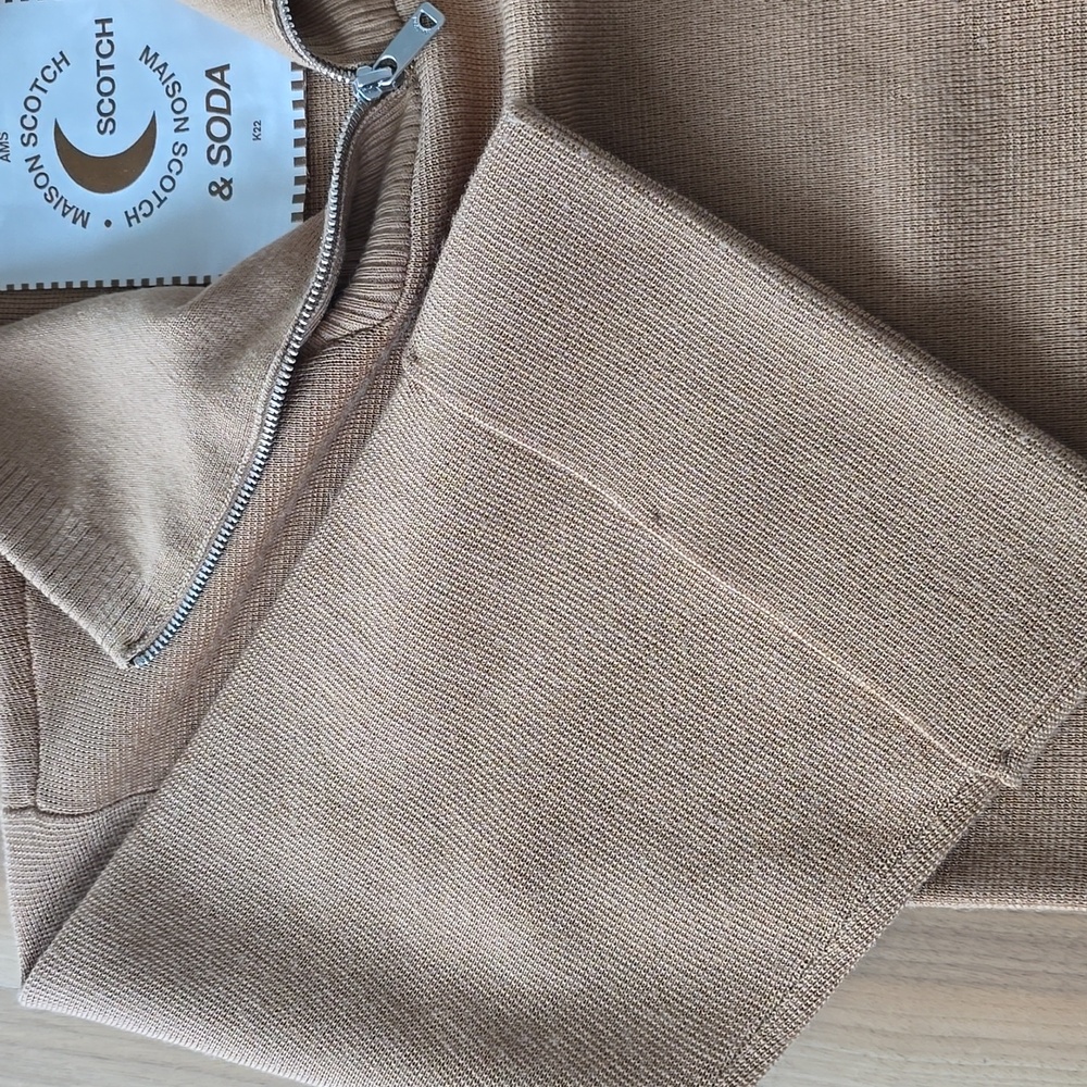 Maison Scoth + Soda camel sweater S - Picture 3 of 9